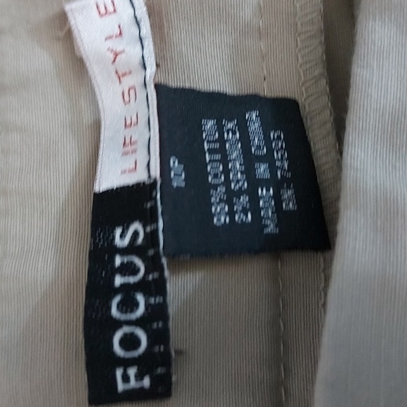 FOCUS Lifestyle Dress Pants/Sz 10/NWOT/High Waist/Minimalist/Tan/Office/Designer - Picture 3 of 8